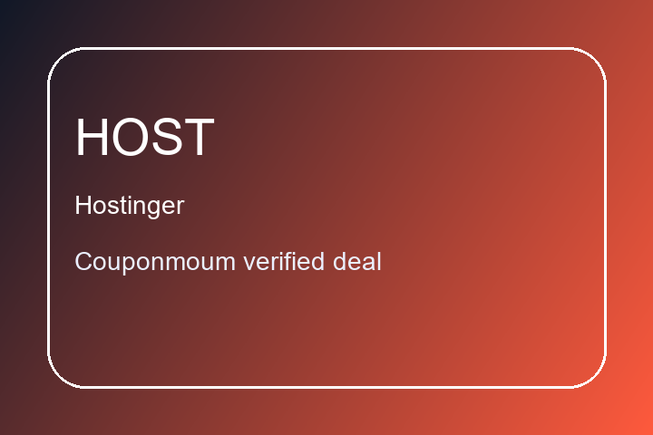 hostinger coupon image